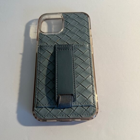 Blue Woven Walli Case and Black on Black Leopard Loopy Case for Iphone 13 - Picture 2 of 8